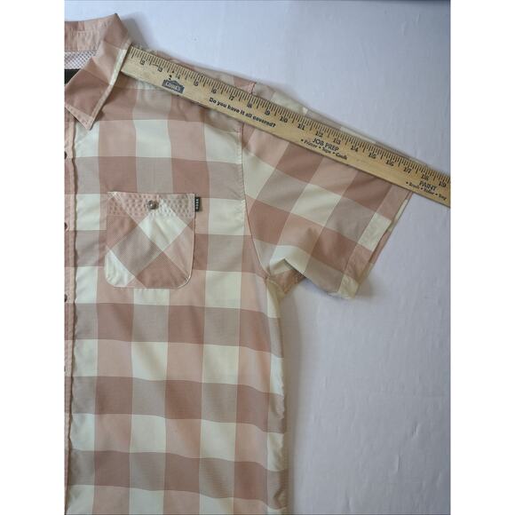 Howler Bros Button Shirt Mens XL Plaid Mesh Lining Breathable Lightweight - Picture 11 of 15